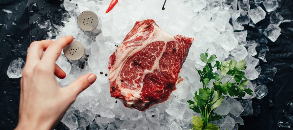 red meat on ice - health benefits of CoQ10